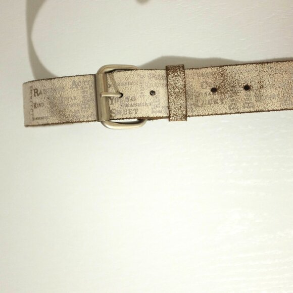 COPY - Buffalo David Bitton Distressed Genuine Leather Belt 1.5inch wide size S… - Picture 1 of 10